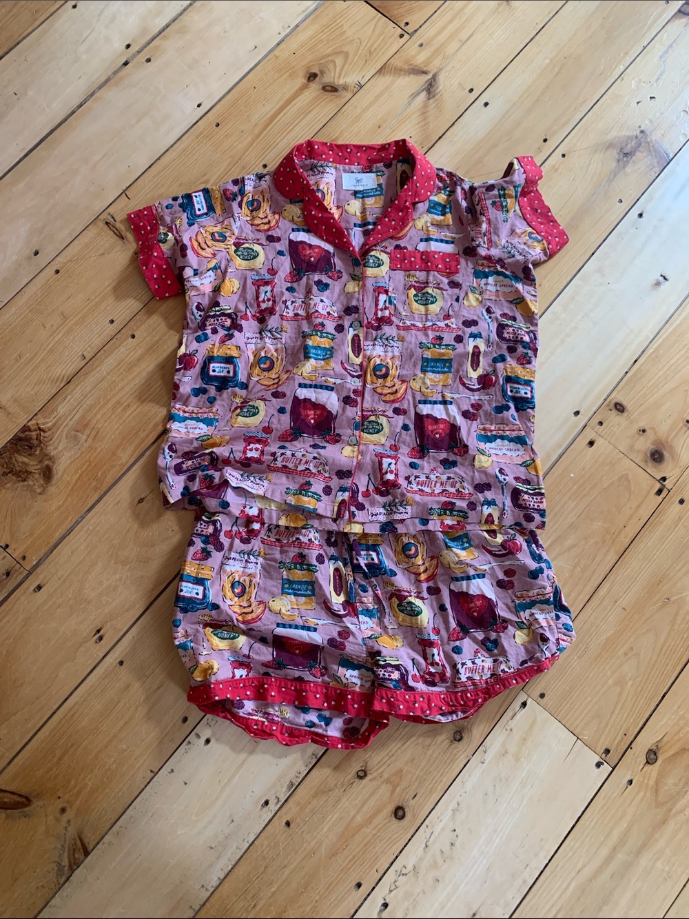 Printfresh Sweet Jams pajama short set 1X